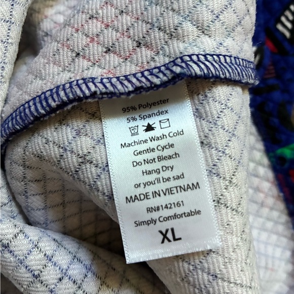 LuLaRoe Cassie Blue Feather Aztec Tribal Print Pencil Skirt Women’s Sz XL NWT - Picture 3 of 12